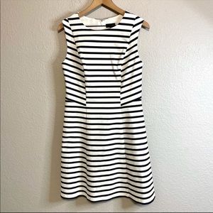 The Limited Striped Sleeveless Suit Dress